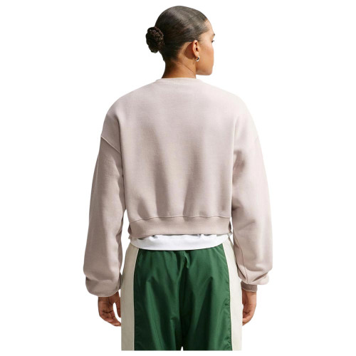 Nike Γυναικείο φούτερ Studio Fleece Medium Weight Oversized Cropped Crew